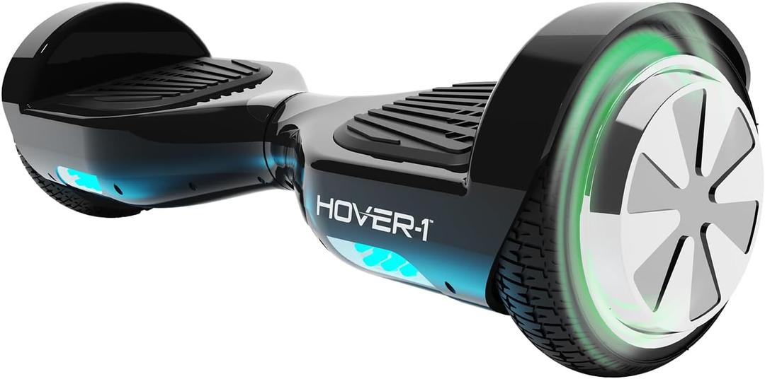 Hover-1 Ultra Electric Self Balancing Scooter with 9MPH Top Speed, 9 Mile Range, 400W Motor, Long Lasting Li-Ion Battery, 5HR Full Charge, Rider Modes: Beginner to Expert (Black)