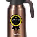 Carafes for Hot Liquids 68 oz - 12 Hour Stainless Steel Thermal Coffee Carafe-Insulated Coffee Carafes For Keeping Hot/ Cold Coffee, Tea, Water, Drink Dispenser for Parties