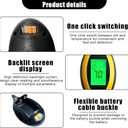2026 4 in 1 Soil Meter, Test Moisture/PH/Light/Temperature, Soil Tester for Garden, Lawn, Indoor, Outdoor Planting1 * 9V Battery Needed