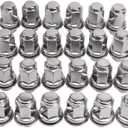 Set of 24, 12x1.5mm 1.85 Inch Length 13/16 Hex OEM Factory Mag Lug Nuts for Tacoma 4 Runner FJ Cruiser Matrix GX460 GX470 SR5 Pre-Runner TRD Off-Road Limited (Chrome)