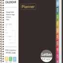 2026 Planner, 8.5" x 11" Weekly and Monthly Large Calendar Planner, Letter Size, Jan - Dec 2026, Hardcover Daily Agenda and Organizers for School Essentials & Office Supplies