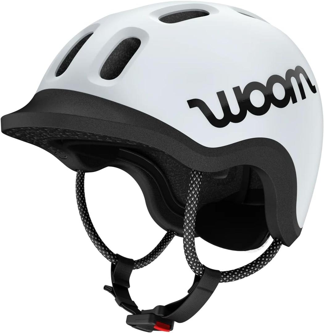 woom Ready Kids' Helmet, Adjustable Pinch-Free Children's Helmet with Reflective Details for Bicycle Riding, Roller Skating & Scooting, for Boys & Girls (M)