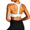 Champion Women's Sports Bra, Absolute, Moderate Support, High-Impact Sports Bra for Women (White, M)