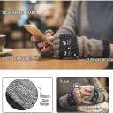 Womens Knitted Fingerless Gloves with Cat Embroidery,Thick Warm Winter Gloves,Essential for winter travel (Navy Blue)