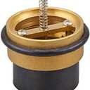 Minimprover Internal Backwater Valve,2-F 2" Float Model Flood-Guard for 2-inch Flood Drains,Drain Backflow Preventer for Sewer Flood Protection