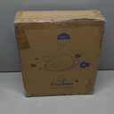 ANGELBLISS Baby Potty Training Toilet Seat with Soft Cushion Handles, Haute Collection, Double Anti-Slip Design and Splash Guard for Boys and Girls (Grey) (Gray)