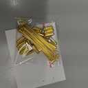 FDXGYH 2 inch/5cm Brooch Stick Pin 20pcs Pointed Plug Brooch Jewelry DIY Accessories Handmade Crafts Used for Lapel Scarf/Hat/Suit[ Gold]