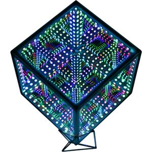 Infinity Hyper Cube LED Table Lamp, Color-Changing Music-Sync APP-Controlled Ambient Light for Gaming, Party, Home (6 Inchs)