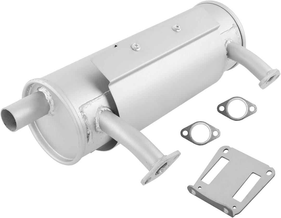 Muffler Kit Compatible with Kohler CH18-CH25, CH620-740 Engines Lawn Mower Left Mufflers, Replaces# 24 786 12-S, 2478612-S, 22-24HP Engine Muffler