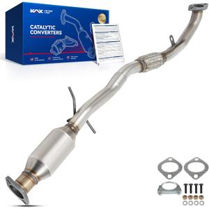 KAX Rear Catalytic Converter Compatible with Malibu 2.5L 2013-2015, Malibu Limited 2016 - Replace# 22935117, 55698, 643157, 52973 Direct-Fit Stainless Steel (EPA Compliant)
