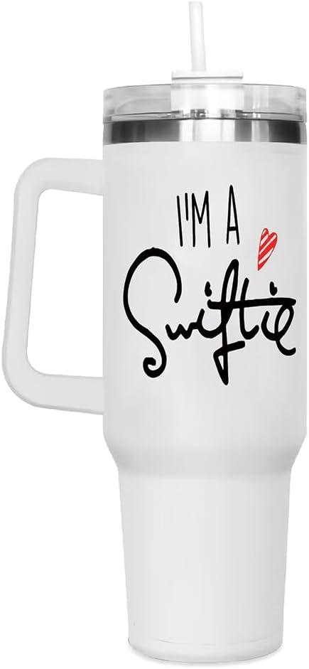 Music Lover Gifts for Women Wife Girls Friends Sister, Singer Fans Merch Gifts, Christmas Birthday Gifts for Her,40 oz Tumbler with Handle Straw