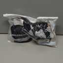 Eleplus 3 Pieces Deep V Wireless Bras for Women Seamless Comfy Bralettes Lightly Lined Multicolors Pack (Small, Black+white+pink)