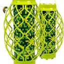 Wasp Traps Outdoor Hanging, Sticky Yellow Jacket Trap, Carpenter Bee Traps for Outside, 2 Pack