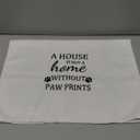 TNUW Dog Themed Gifts Kitchen Towels 16'24', Dogs Mom Gifts for Women, Dog Decorations for The Home, House Warming Gift New Home, Paw Prints Kitchen Tea Hand Towels