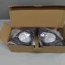 Dasbecan 33900TL0A01 Fog Lights Housings Shell with Bulbs and Wiring Harness Kit Front Bumper LED Fog Bulbs Compatible with Honda Acura TSX 2009 2010 Replaces 33950-TL0-A01 33950TL0A01 2 Pack