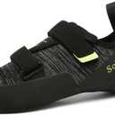 Entry-Level All-Around Men & Women Climbing Shoes for Gym and Sport Climbing (Black, 12.5 Narrow Women/12 Narrow Men
)