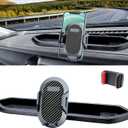 Phone Mount for 2018-2021 2022 2023 Jeep Wrangler JL JLU and 2020-2023 Jeep Gladiator JT Multi-Mount Phone Holder Dash System Kit w/Storage Tray Accessories, Not for Wrangler 4XE