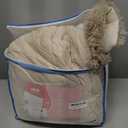 Smoofy Fluffy Twin Comforter Set, Faux Fur Comforter Set, Luxury Fuzzy Twin Bedding Set, Soft Shaggy Bed Set for All Season, 2 Pieces - 1 Comforter & 1 Pillowcase, Khaki