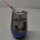 Manna Wine Tumbler Stainless Steel 17 Oz Blue