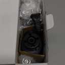 MegaWise Stainless Steel Titanium Reinforced 3-in-1 Immersion Hand Blender, Powerful with 80% Sharper Blades, 12-Speed Corded Blender, Including Whisk and Milk Frother (3-in 1 Black)