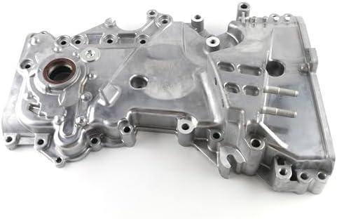 HLBTK 21350-2E021 213502E021 Timing Chain Oil Pump Cover Compatible with Hyundai Elantra Soul 2011 2012 2013 L4 1.8L 2.0L