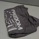 Freedom Over Fear Pro Gun USA Flag 2nd Amendment (ON Back) T-Shirt Small (Gray, XXL)