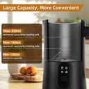 Milk Frother, 4-in-1 Coffee Frother, 350ml/11.8oz Frother Machine with Warm and Cold Foam for Latte, Cappuccino and Hot Chocolate