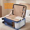 LOVEVOOK Carry On Luggage 20 Inch, Airline Approved Expandable Hard Shell Suitcase with Spinner Wheels, TSA Lock & Cup Holder, Fits Most Overhead Bins