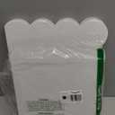 Scalloped Felt Bulletin Board 24 x 18 Inches Foldable Light Gray Pin Cork Board Alternative for Wall, 2' x 1.5' Trifold Picture Vision Self Adhesive Bulletin Decorative