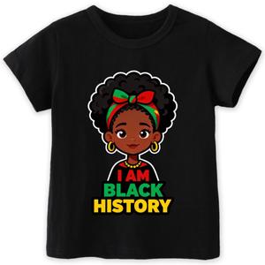 Kids Black History Shirt,Toddler Black History Month T-Shirt Boys Girls, African American Tee, 2-3T