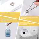 ZEMAHOME Extra Large Size PEVA Plastic Shower Curtain Liner Premium Light Weight 82" x 74" Clear Bathroom Shower Showroom Curtain Liner with Rustproof Metal Gromments and Weighted Magnet