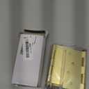 goldenwarm Pack of 3 4in Door Hinges Brushed Brass Gold Door Hinges Butt Hinges with Square Corners, Interior Door Hardware