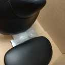 VEVOR Saddle Stool with Back Support and Wheels, 450 LBS Weight Capacity Ergonomic Rolling Stool, Height Adjustable Thickened PU Leather Swivel Saddle Chair for Salon, Spa, Massage, Tattoo, Black, 21.3"D x 21.3"W x 33.1"H
