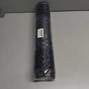 OLANLY Indoor Outdoor Mat, Sturdy Natural Rubber Floor Mat, Non Slip Low Profile Waterproof Doormat, and Stain Front Door Mats, Easy Clean Patio Entrance Mat, 30''x17'', Black