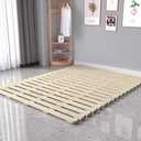 Floor Bed Frame Japanese Futon Tatami Mat Breathable and Moisture-Proof, The Support Board Under The Mattress (Queen)