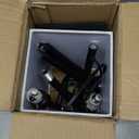 Modern Floor Lamps with 3 Color Temperatures, Minimalist Pole Lamp with Square Linen Shade & Flat Base for Living Room, Bedroom, Office or Kids Room (White)