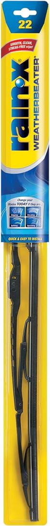 Rain-X RX30222 WeatherBeater Wiper Blades, 22" Windshield Wipers (Pack Of 1), Automotive Replacement Windshield Wiper Blades That Meet Or Exceed OEM Quality And Durability Standards