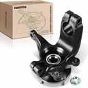 A-Premium Front Left Steering Knuckle & Wheel Bearing Hub Assembly Compatible with Ford Focus 2006-2011, w/4-Lug, Driver Side