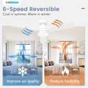 VOLISUN Ceiling Fans with Lights Flush Mount, 42 inch Low Profile Ceiling Fan with Light and Remote, Queit & Reversible Motor,3CCT, Dimmable, White Modern Ceilings Fans for Bedroom, Living Room