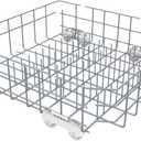 UPGRADED W10728159 Dishwasher Lower Rack Compatible with Kenmore Kitchenaid Dishwasher Rack,w10728159 W10082825 W10780925 W10525646 KDFE104DSS4 Maytag Whirlpool Dishwasher Bottom Rack Part with Wheel