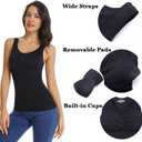 JOYSHAPER Women's Cami Shaper Tummy Control Padded Bra Camisole Cami Compression Tank Top Shapewear Body Shaper (XXL)