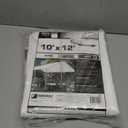 10' x 12' Foremost Tarp 31012 White Dry Top HD White 10-Mil Heavy Duty Tarp