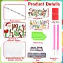 Cinnvoice 12 Pcs Seasonal Diamond Art Wreath Kits Holiday 5d DIY Diamond Painting Signs Germ Hanging Art Ornaments for Wall Door Decorations (Seasonal), 8.66 x 12.01 x 1.38 inches