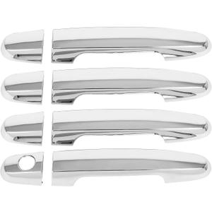 SCITOO Driver Passenger Side Exterior Door Handle Cover for Scion for iM | Exterior Door Handle Cover Replacement|2016 For Scion For iM|Driver Side & Passenger Side Side|Chrome Finish|4pcs