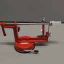 Apple Peeler Corer, Long-lasting Chrome Cast Magnesium Alloy Apple Peeler Slicer Corer with Stainless Steel Blades and Powerful Suction Base for Apples and Potato (Red)