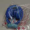 iClever BTH22 Kids Bluetooth Headphones, 60H Play Time, USB C Fast Charging, Bluetooth 5.4, AUX Cord,Safe Volume 74/85 dBA,Toddler Headphones for iPad/Tablet/Travel/School, Blue