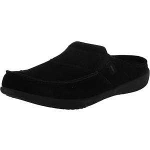 REVITALIGN Men's Siesta Slide Nubuck Mule (9.5, Black)