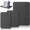 Drydiet 3 Pcs Sewing Machine Muffling Mat Pedal Mat Sewing Machine Pad No Slip Rubber Stay in Place Mats for Calms Vibration(Black,15 x 20 Inch,14 x 9 Inch,14 x 11 Inch)