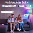 Smart Light Bulbs 2 Pack, Color Changing Light Bulb Works w/Alexa Google Home, 9W A19 E26 800LM RGBTW Colored LED Bulbs, 50+ DIY Scenes, Music Sync, App & Voice Control WiFi Light Bulbs