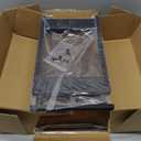 KLM Countertop Coffee Station Organizer, 2 Tier Wooden Shelf for Coffee Bar Accessories, Condiment Storage Caddy for Kitchen, Bathroom Counter Organizer, Home, Office - Brown